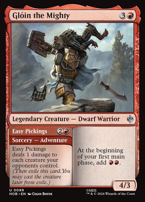 Gloin the Mighty (Foil) - The Hobbit