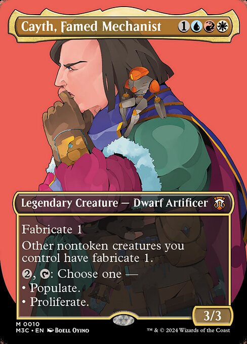 Cayth, Famed Mechanist (Borderless) - Commander: Modern Horizons 3