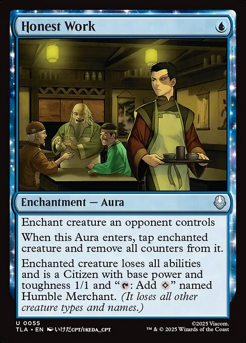 Honest Work (Foil) - Avatar: The Last Airbender