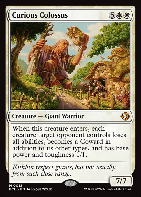 Curious Colossus (Foil) - Lorwyn Eclipsed