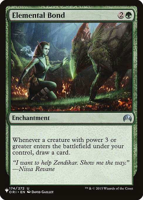 Elemental Bond - The List Reprints