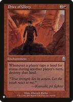 Price of Glory - The List Reprints