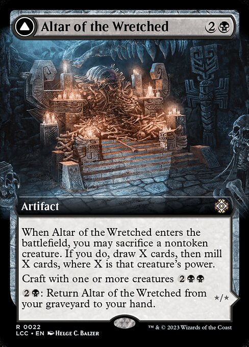 Altar of the Wretched (Extended Art) - Commander: The Lost Caverns of Ixalan