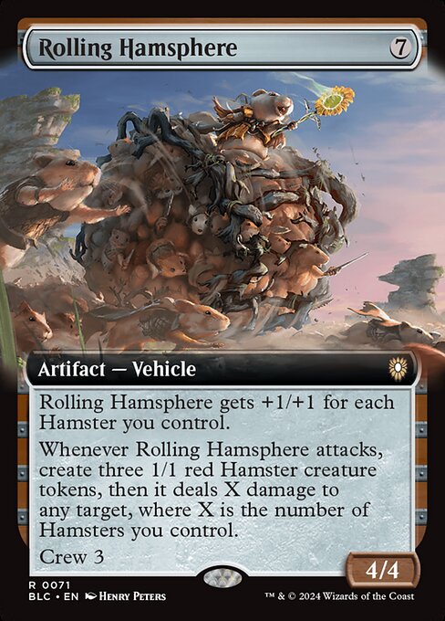 Rolling Hamsphere (Extended Art) - Commander: Bloomburrow