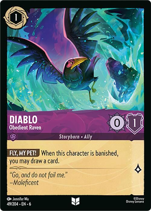 Diablo - Obedient Raven (Foil) - Azurite Sea