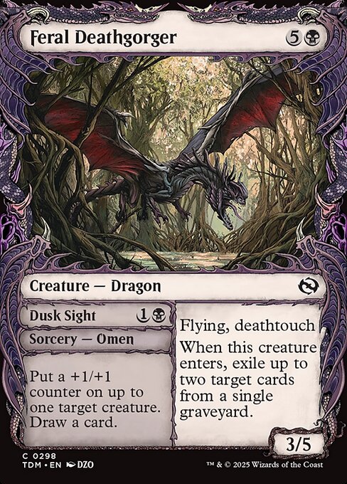 Feral Deathgorger (Showcase) (Foil) - Tarkir: Dragonstorm