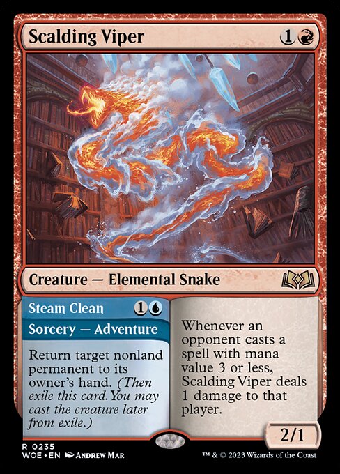 Scalding Viper - Wilds of Eldraine