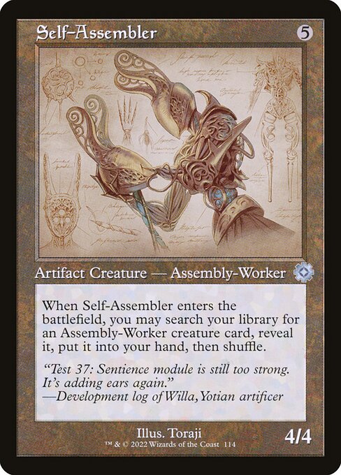 Self-Assembler (Schematic) - The Brothers' War: Retro Frame Artifacts