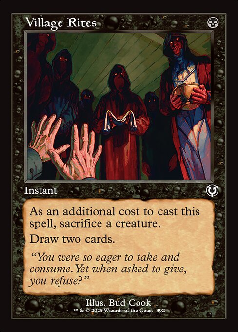 Village Rites (Retro Frame) - Innistrad Remastered