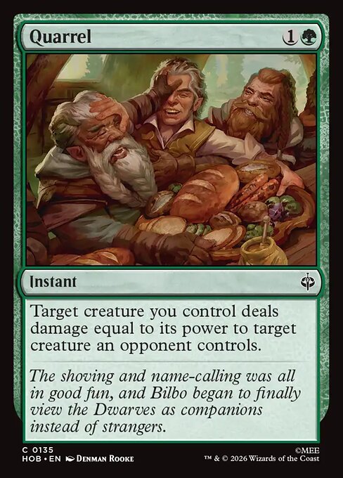 Quarrel (Foil) - The Hobbit