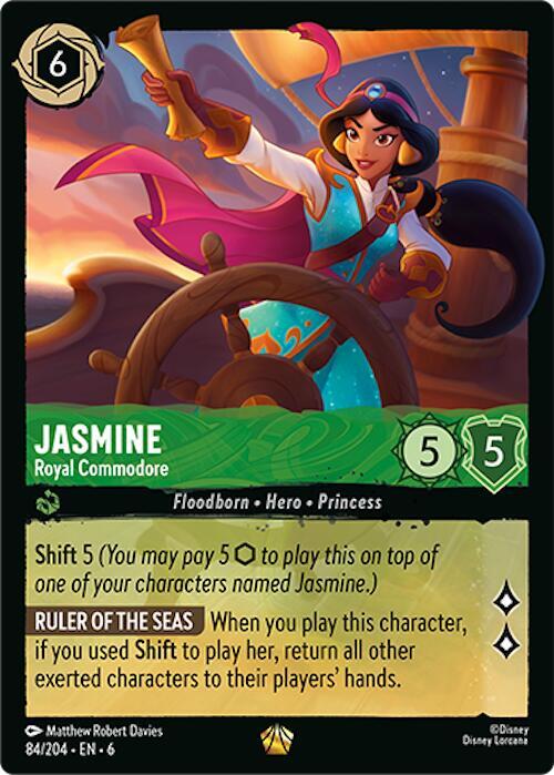 Jasmine - Royal Commodore - Azurite Sea