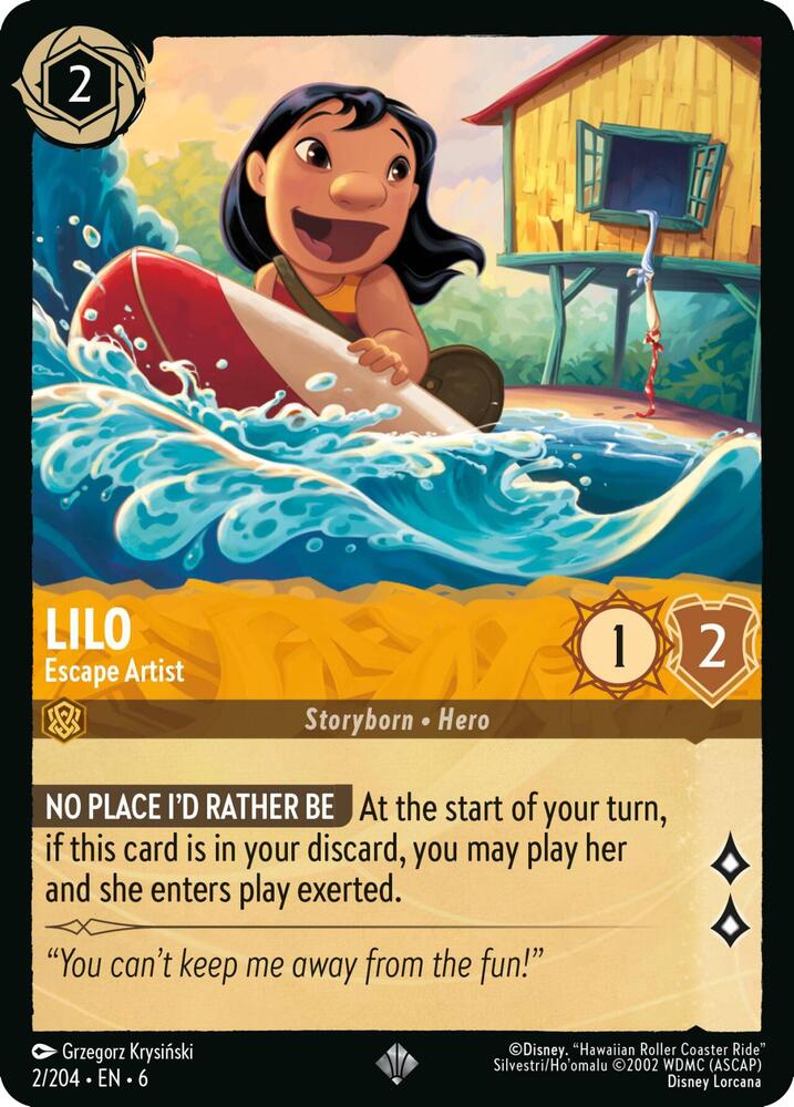 Lilo - Escape Artist - Azurite Sea