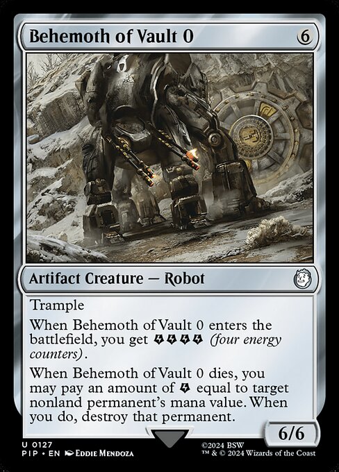 Behemoth of Vault 0 - Universes Beyond: Fallout