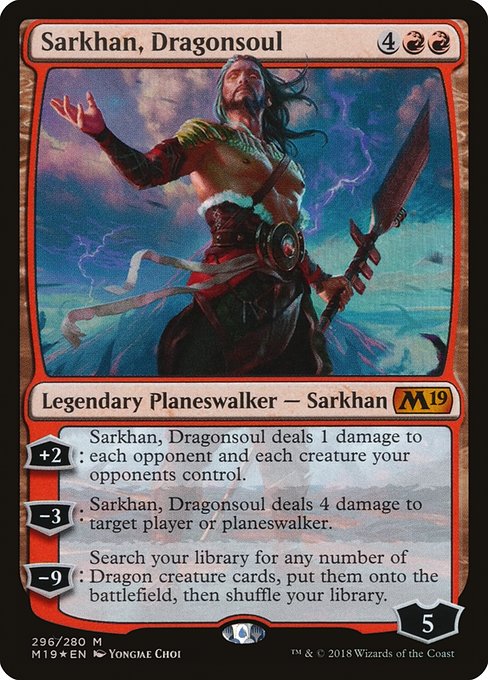Sarkhan, Dragonsoul (Foil) - Core Set 2019