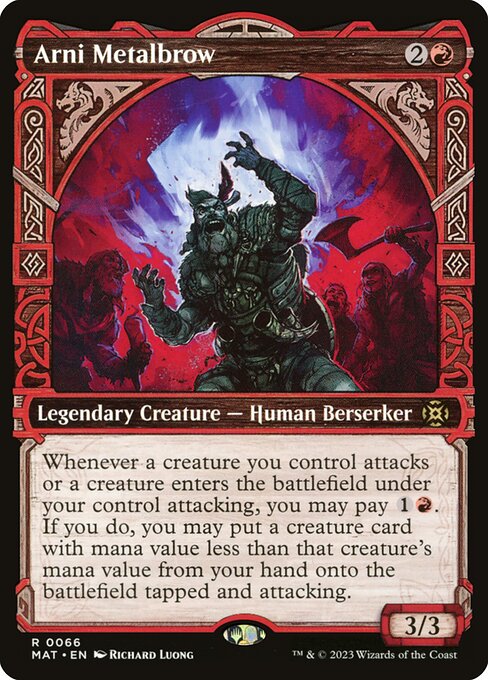 Arni Metalbrow (Showcase) (Foil) - March of the Machine: The Aftermath