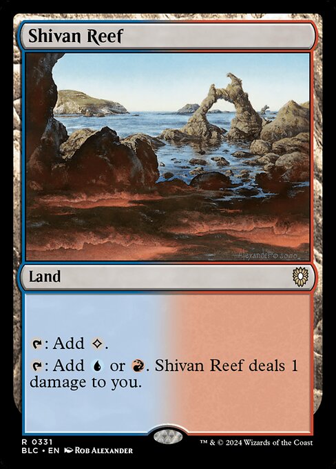 Shivan Reef - Commander: Bloomburrow