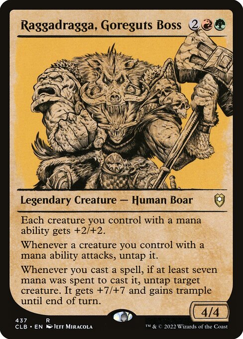 Raggadragga, Goreguts Boss (Showcase) - Commander Legends: Battle for Baldur's Gate