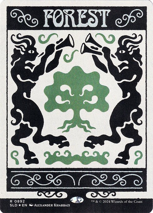 Forest (0892) (Rainbow Foil) (Foil) - Secret Lair Drop Series