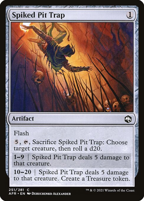 Spiked Pit Trap - Adventures in the Forgotten Realms