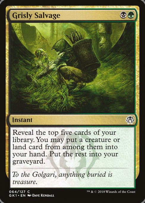 Grisly Salvage - Guilds of Ravnica: Guild Kits