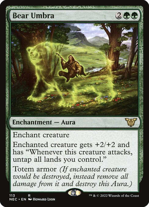 Bear Umbra - Commander: Kamigawa: Neon Dynasty