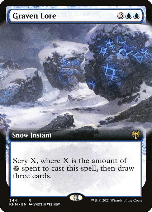 Graven Lore (Extended Art) (Foil) - Kaldheim