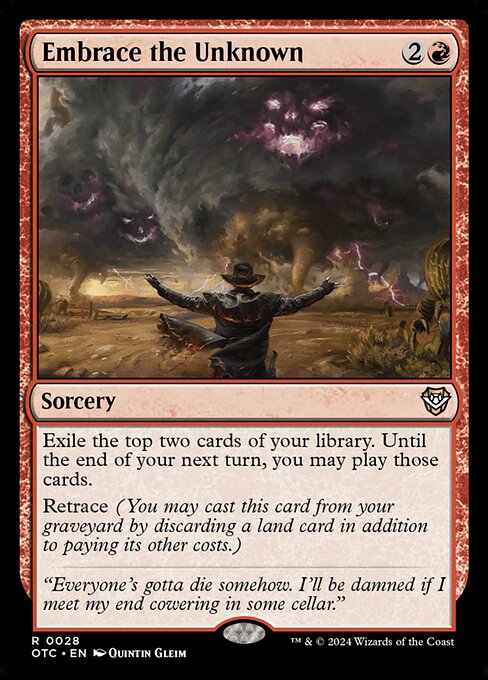 Embrace the Unknown - Commander: Outlaws of Thunder Junction