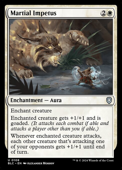 Martial Impetus - Commander: Bloomburrow