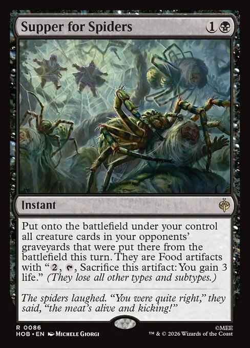 Supper for Spiders (Foil) - The Hobbit