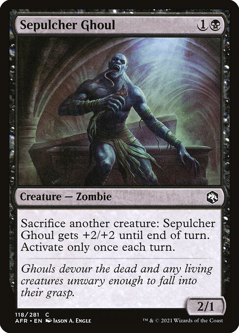 Sepulcher Ghoul (Foil) - Adventures in the Forgotten Realms