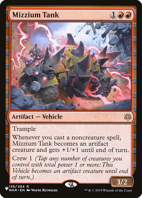 Mizzium Tank - The List Reprints