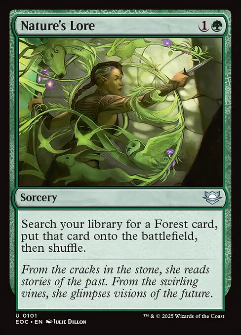 Nature's Lore - Commander: Edge of Eternities