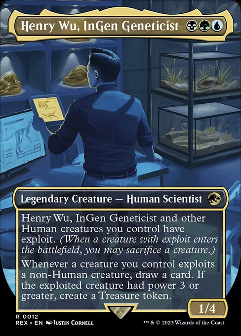 Henry Wu, InGen Geneticist (Borderless) - Universes Beyond: Jurassic World Collection