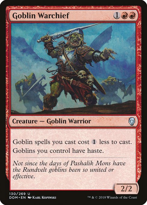 Goblin Warchief - The List Reprints