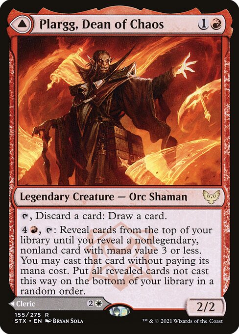 Plargg, Dean of Chaos - Strixhaven: School of Mages