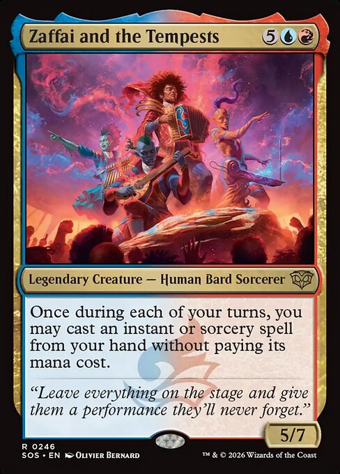Zaffai and the Tempests (Foil) - Secrets of Strixhaven