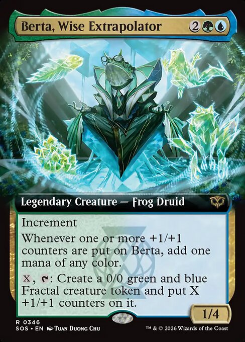 Berta, Wise Extrapolator (Extended Art) (Foil) - Secrets of Strixhaven