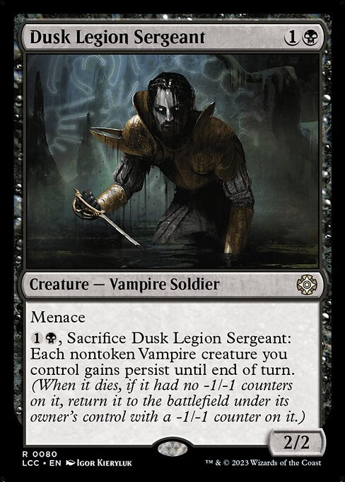 Dusk Legion Sergeant - Commander: The Lost Caverns of Ixalan