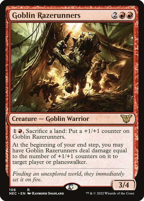 Goblin Razerunners - Commander: Kamigawa: Neon Dynasty