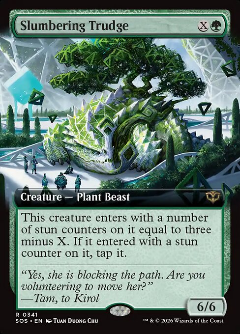 Slumbering Trudge (Extended Art) - Secrets of Strixhaven