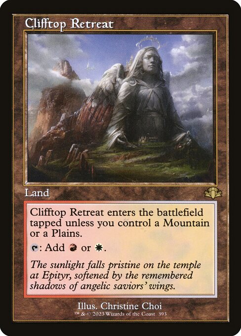 Clifftop Retreat (Retro Frame) (Foil) - Dominaria Remastered