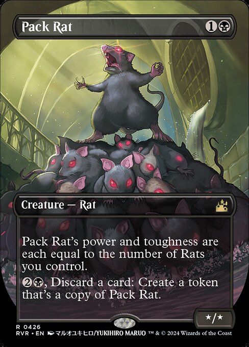 Pack Rat (Anime Borderless) - Ravnica Remastered