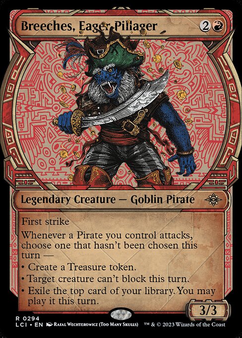 Breeches, Eager Pillager (Showcase) - The Lost Caverns of Ixalan