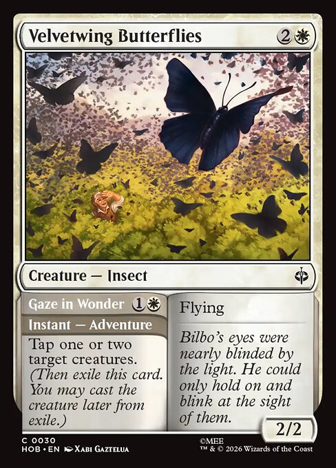 Velvetwing Butterflies (Foil) - The Hobbit
