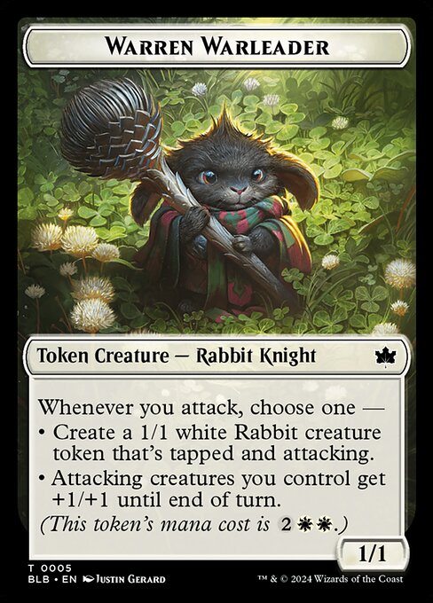 Warren Warleader Token - Bloomburrow