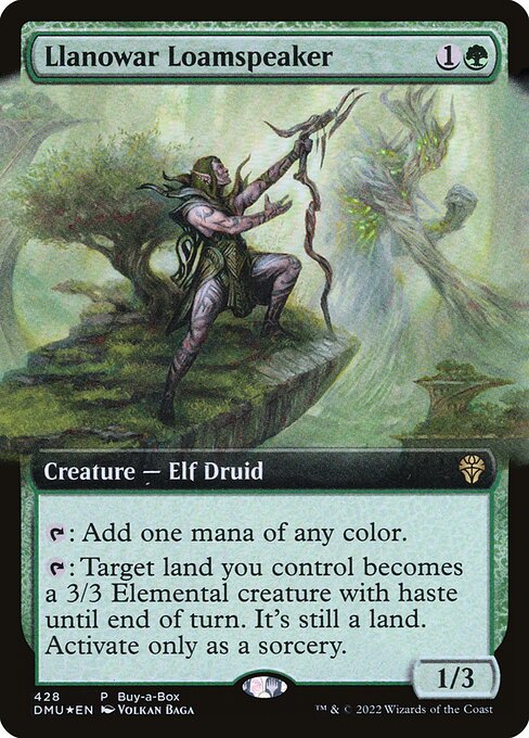 Llanowar Loamspeaker (Foil) - Buy-A-Box Promos