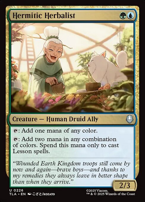 Hermitic Herbalist (Foil) - Avatar: The Last Airbender