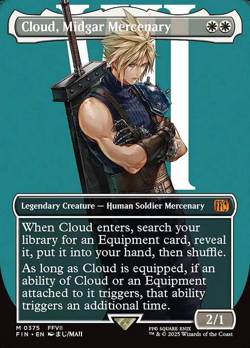 Cloud, Midgar Mercenary (Borderless) - FINAL FANTASY