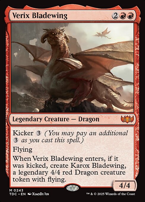 Verix Bladewing - Commander: Tarkir: Dragonstorm