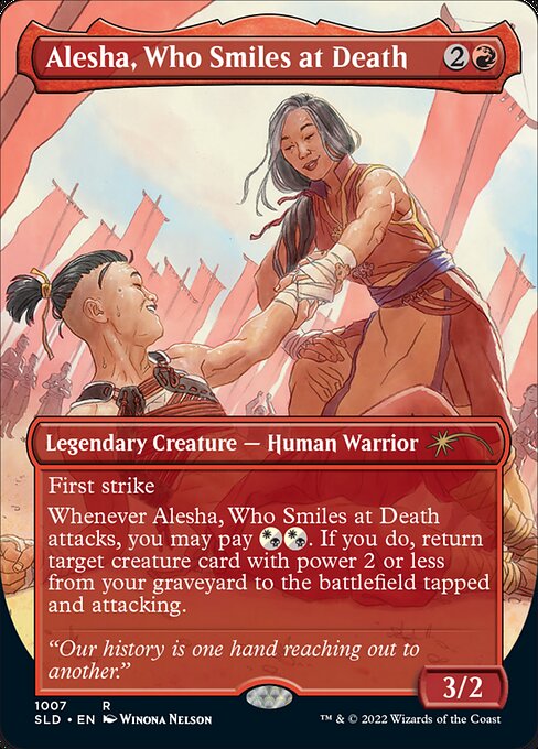 Alesha, Who Smiles at Death (Foil) - Secret Lair Drop Series